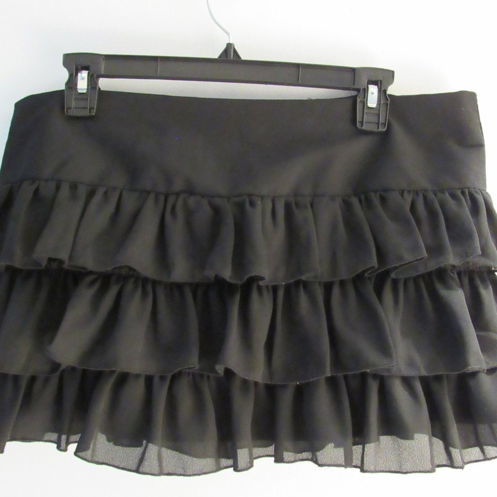 Black Ruffle Skirt Size 11